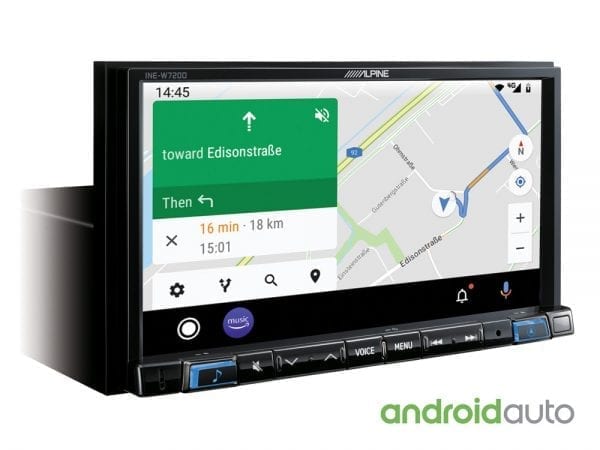 Navigation-System-INE-W720D-AndroidAuto-map