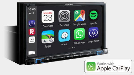 Works-with-Apple-CarPlay-Navi-INE-W720D